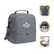 Large Double Deck Lunch Tote Bag