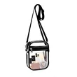 Clear Crossbody Bag with Black Strap