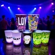 Liquid-Activated LED Light-Up Cups for Parties Events Bars