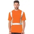 Bayside Unisex USA-Made 50/50 High Visibility Pocket T-Shirt