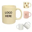 14oz Customized Cream-Colored Ceramic Mug