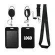 Retractable ID Badge Holder w/ Breakaway Lanyard