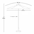 7' FULL COLOR STEEL MARKET UMBRELLA