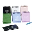 Mini Desk Calendar 2025-2026