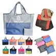 Foldable Reusable Shopping Tote Bag with Carry Pouch
