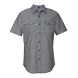 Burnside Men's Chambray Short Sleeve Shirt