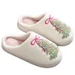 Christmas Tree Cotton Slippers
