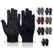 Acrylic Touchscreen Winter Warm Anti Slip Elastic Gloves