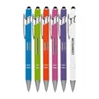 Tropical Color Jenny Stylus Satin Soft Touch Click Metal Pen