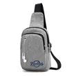 Crossbody Backpack Sling Bag With Earphone Jack
