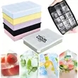 Silicone Ice Cube Trays 15/24 Grid with Lid Multiple Colors