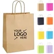 Custom Kraft Paper Shopping Bag with Handles