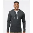 J. America Unisex Jersey Sport Lace Hooded Pullover