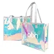Waterproof TPU Holographic Clear Tote Bag W/ Handle