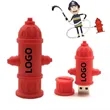 Fire Hydrant Silicone USB Flash Drive 128GB - 4GB