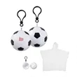 Soccer Rain Poncho in Ball Keychain