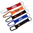 Versatile Clip Keychain with Fabric Strap