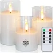 3pcs LED Flameless Candles Set with Remote Control for Home