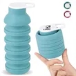 Collapsible Silicone Water Cup 20Oz With Carabiner Clip
