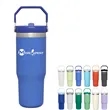 30oz Stainless Steel Insulated Tumbler with Handle and Lid