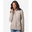 Weatherproof Women's Mixed Media Chevron Jacket