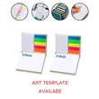 Full Design Cute Sticky Notes with Custom Logo on Pages