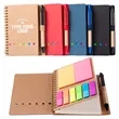 Spiral Notebook Pads with Pen Holder Lined Notepad