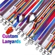 3/4" Full Color Dye Sublimation Lanyard