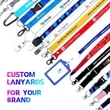 3/4" Full Color Dye Sublimation Lanyard