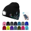 USB Rechargeable Bluetooth Beanie Hat with LED Light