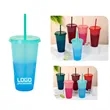 Customized plastic color changing cup