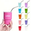 3 oz Mini Tumbler Shot Glass with Straw Lid