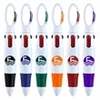 Multi-color clip-on ballpoint pen
