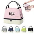 Two-Tone Dual Layer Insulated Lunch Bag