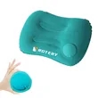 Portable Velvet Rectangular Inflatable Pillow