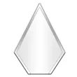 Self-Standing Clear Diamond Acrylic Award
