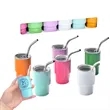 3 oz Mini Tumbler Shot Glass with Straw Lid