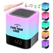 Alarm Clock Bluetooth Speakers with Night Lights