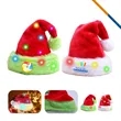 FestJoy Light Up Santa Hat
