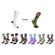 Full Color Printed Jacquard Socks