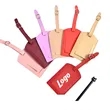 PU leather luggage tag