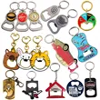 Custom Design Metal Crafts bottle Opener Keychain
