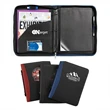 Conference Ring Folio - Zippered, Binder Padfolio with Paper