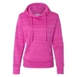 J. America Women's Odyssey Striped Performance Fleece Lap...