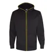 J. America Men's Glow Full-Zip Hooded Sweatshirt
