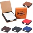 PU Leather Sticky Note Holder with Sheets