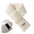Winter Down Cotton Scarf With Front Pocket
