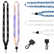 3/4" Full Color Dye-Sublimated Lanyard W/ Clamshell & Plasti