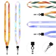 3/4" Full Color Dye-Sublimated Lanyard W/ Clamshell & Vinyl