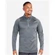 Puma Golf Men's Waffle Fleece Quarter-Zip Pullover